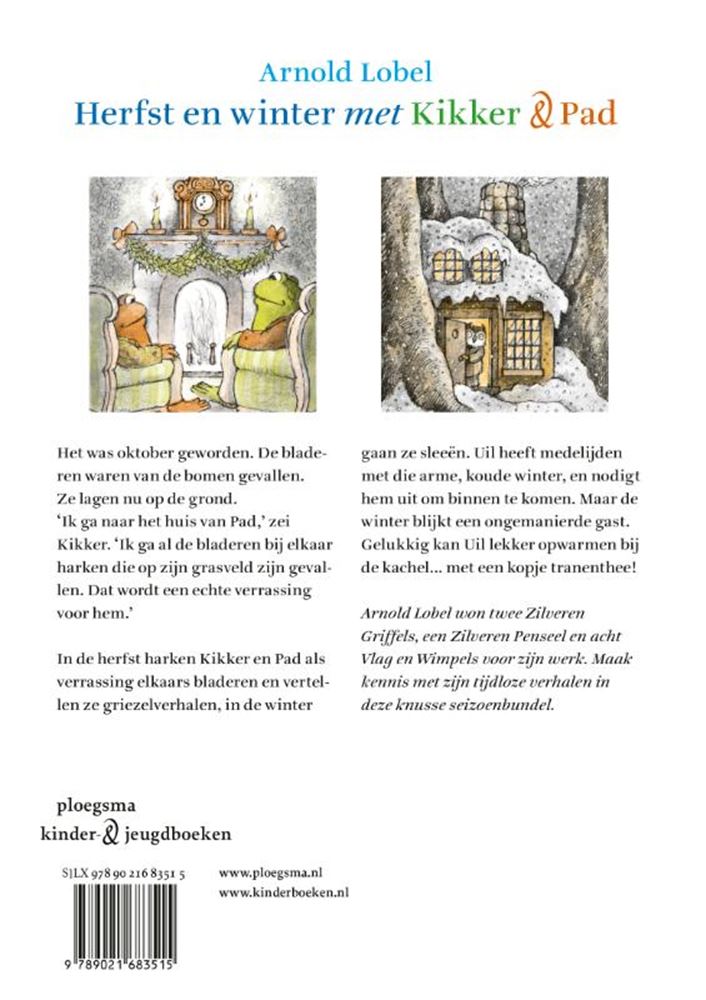 Automne et hiver avec grenouille et crapaud. 4+
