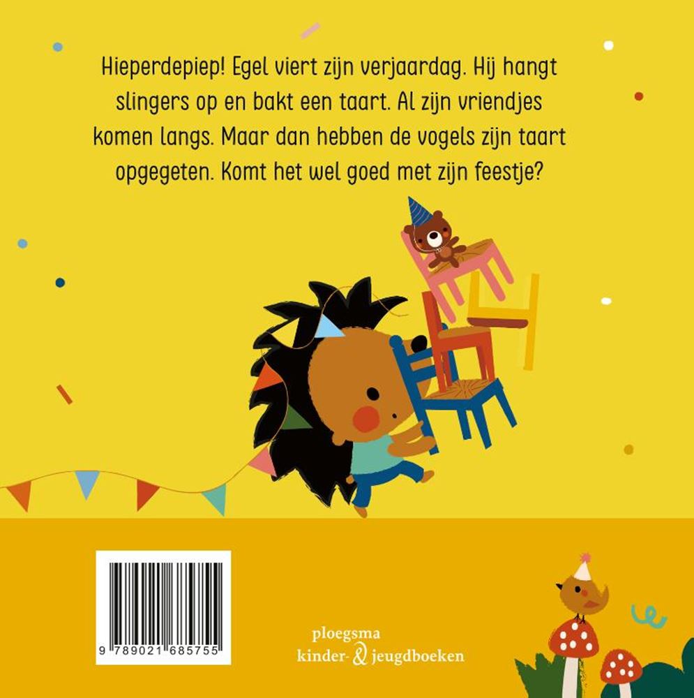 L'anniversaire du hérisson. livre cartonné. 2+