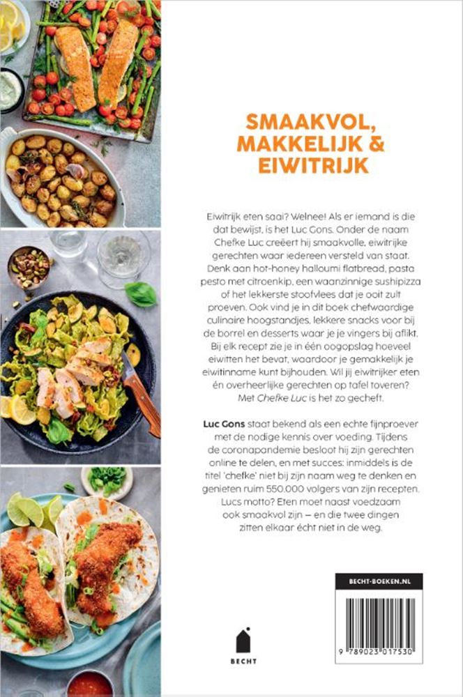 Livre de recettes : chefke luc adulte