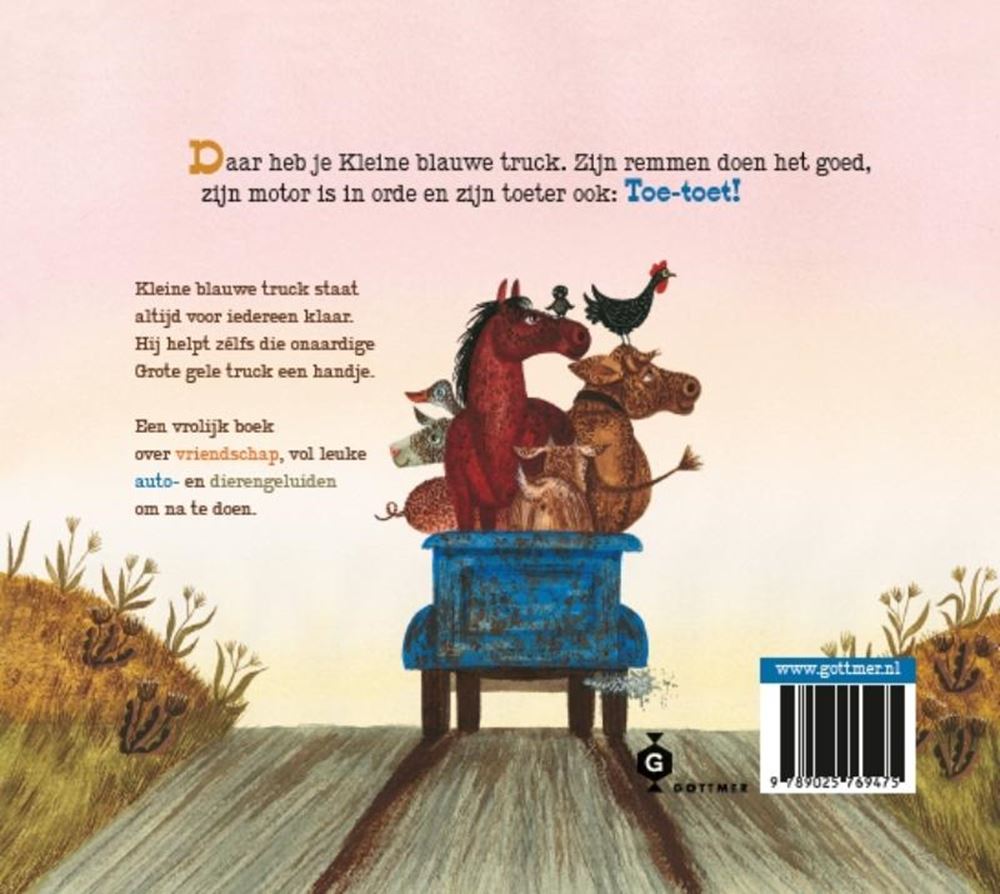 Petit camion bleu (livre cartonné). 2+