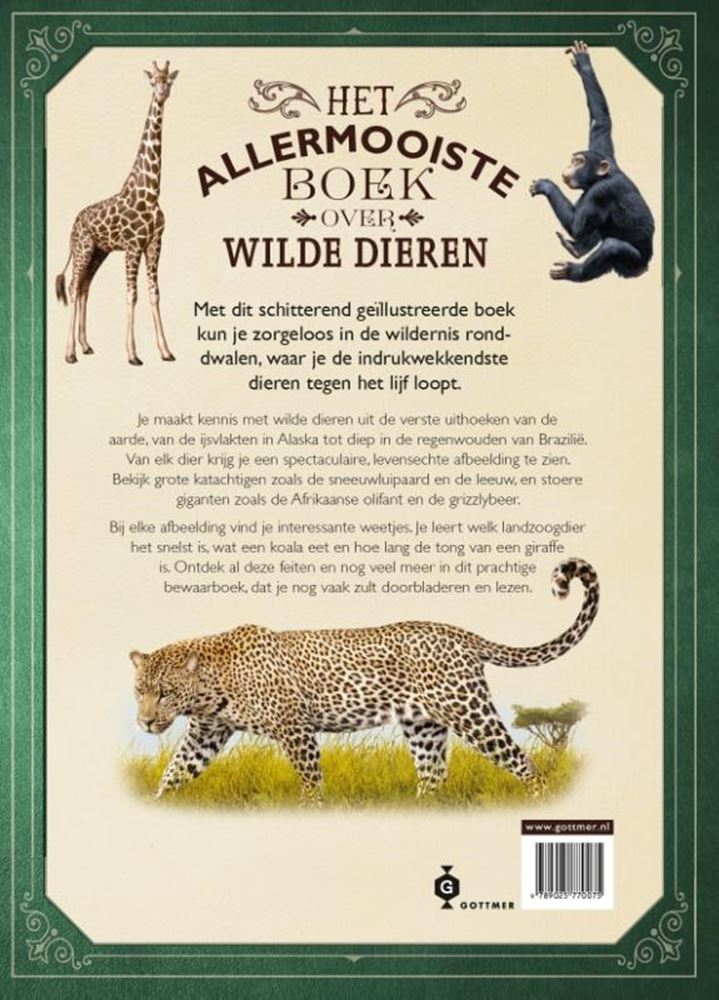 Le plus beau livre sur les animaux sauvages.