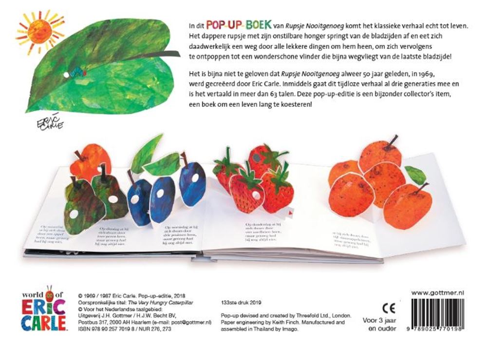 Caterpillar Never Enough (livre pop-up). 3+