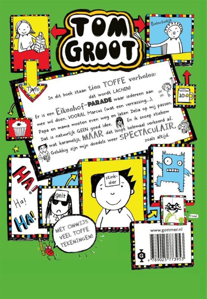 Tom Groot 18 : dix histoires sympas. 9+