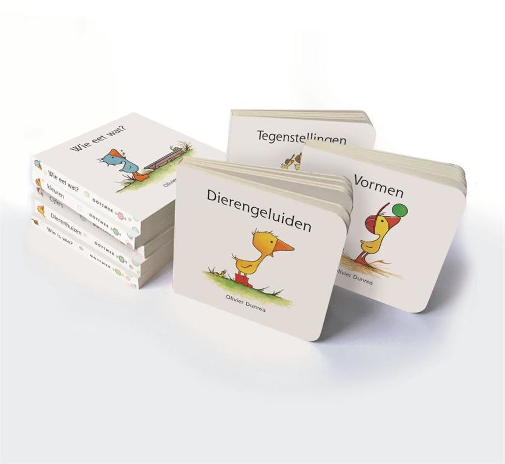 Maison de livre centrale, lecture et apprentissage des documents Gonnie Friends, 8 pièces.