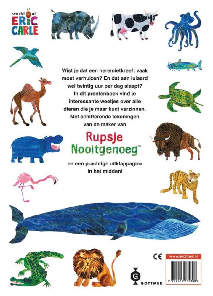 Le grand livre sur les animaux d'Eric Carle, groupe d'édition Gottmer