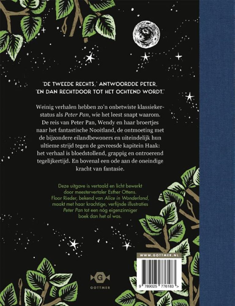 Livre de contes : Peter Pan. 8+