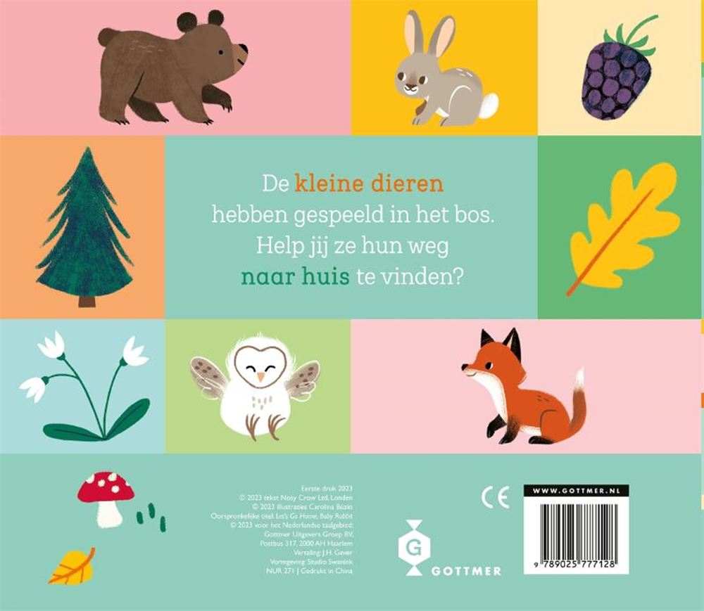 Carnet à glissière : rentres-tu à la maison petit lapin