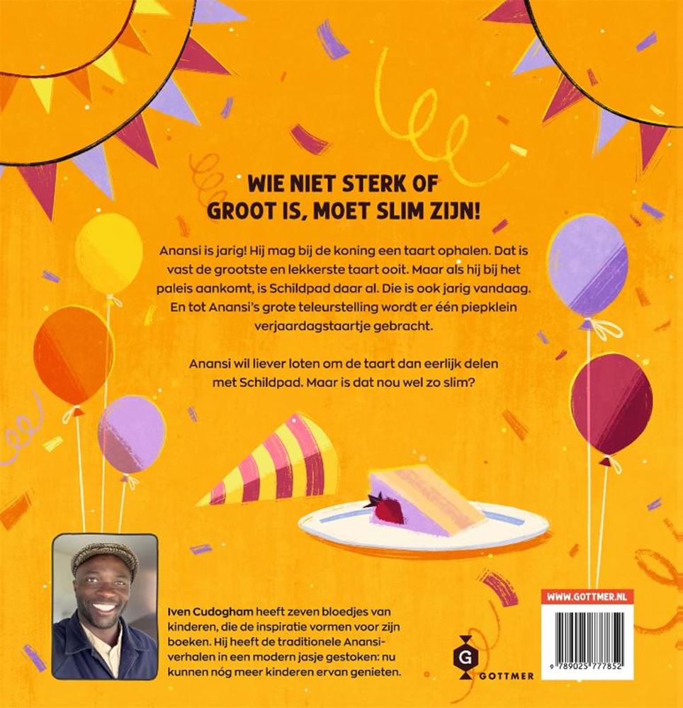 Groupe d'édition Gottmer Anansi l'araignée et le gâteau d'anniversaire