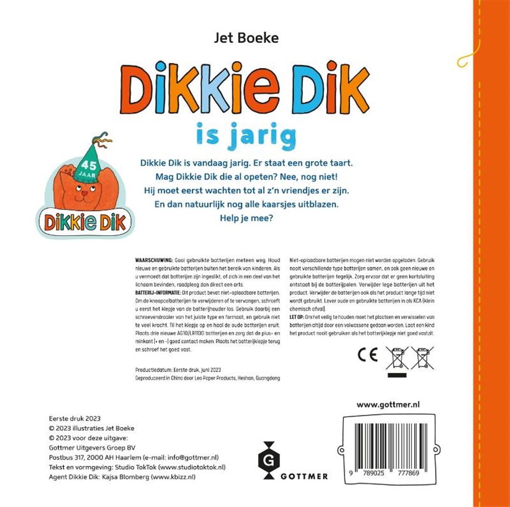 Réserver l'anniversaire de Dikkie Dik