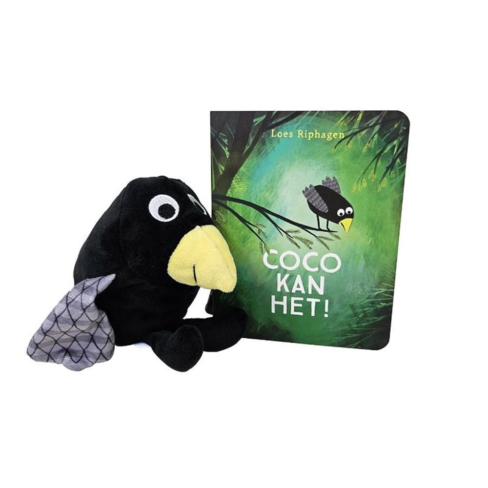 Ensemble carton + peluche : coco peut le faire ! 1+
