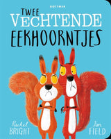 Livre cartonné : deux écureuils combattants - afbeelding 1