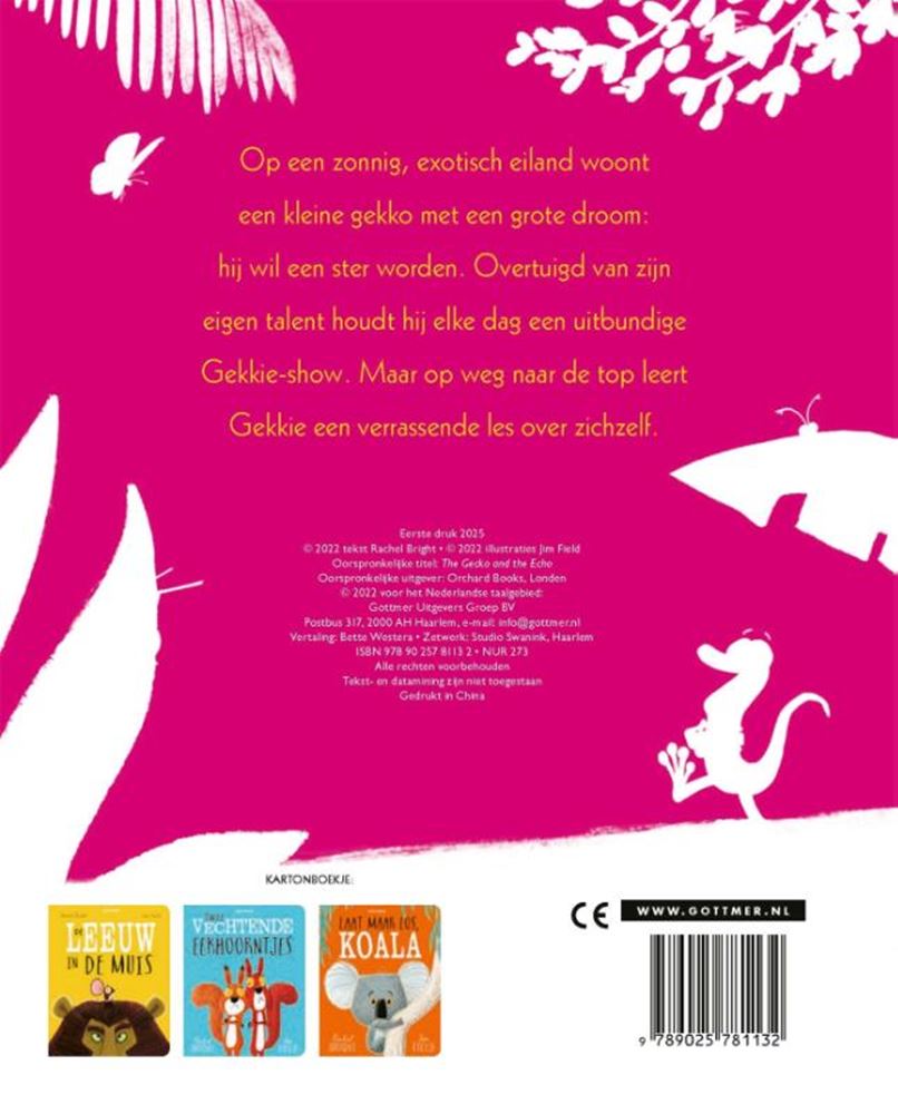 Livre cartonné : Gecko le Gecko 3+