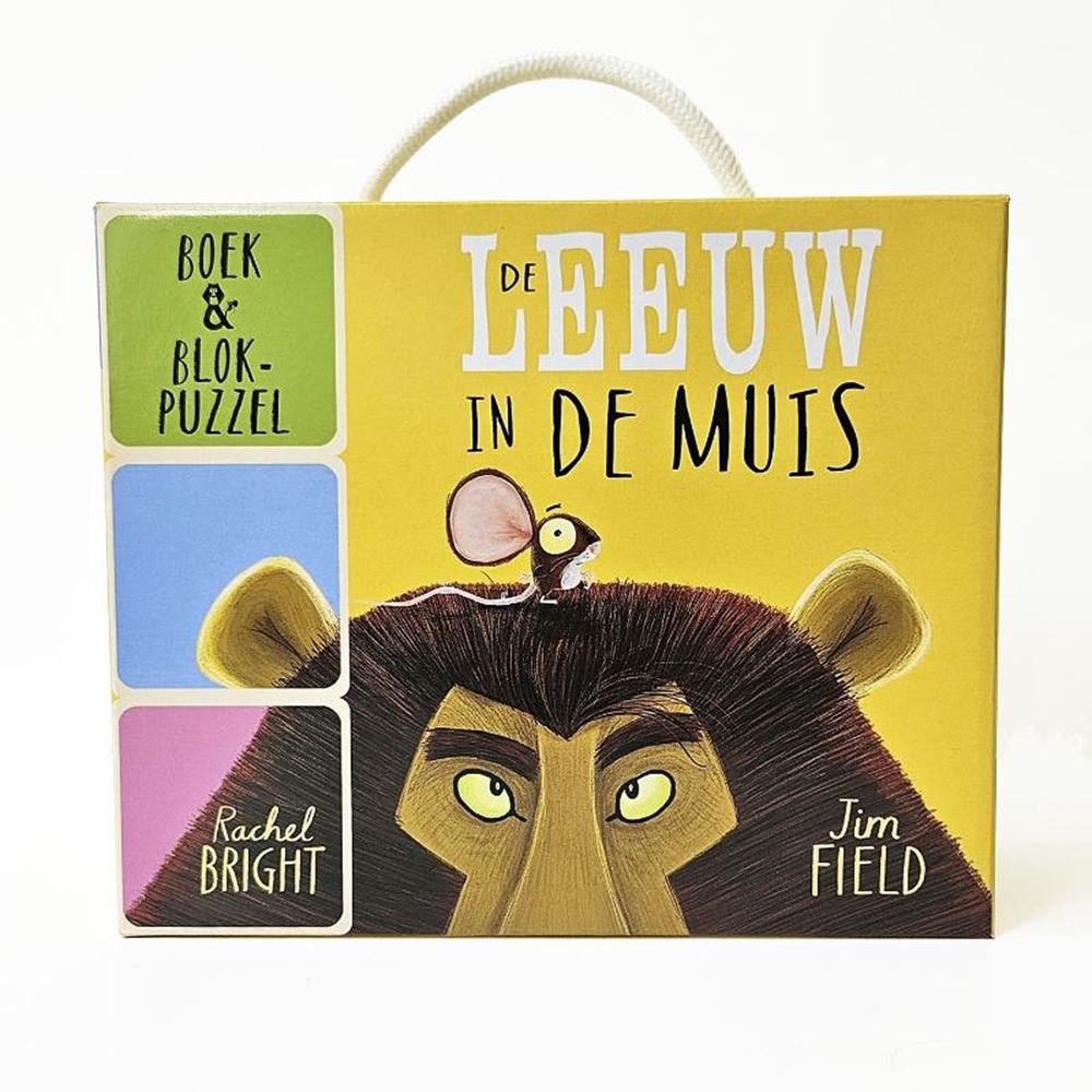 Livre et bloc puzzle le lion dans la souris 5