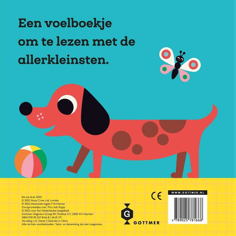 Livre tactile du groupe des éditeurs Gottmer : ce petit chien 1+