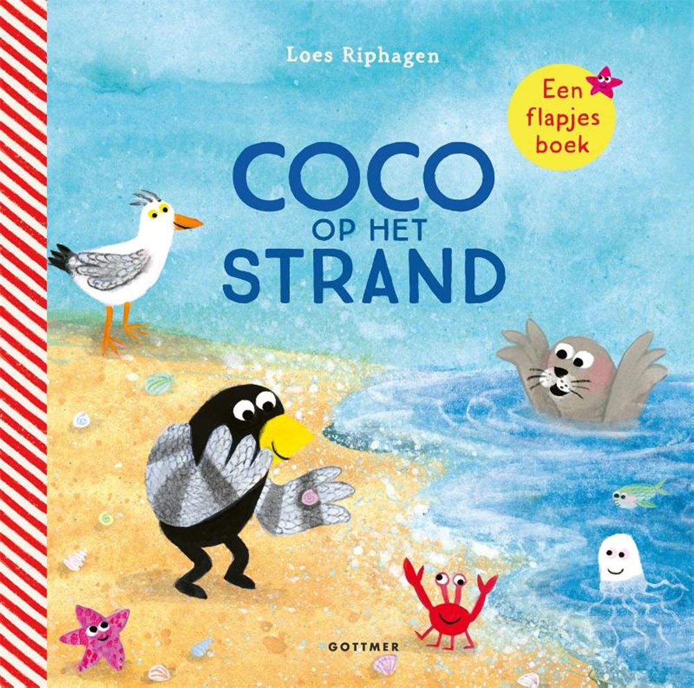 Coco sur la plage. livre cartonné. 1+