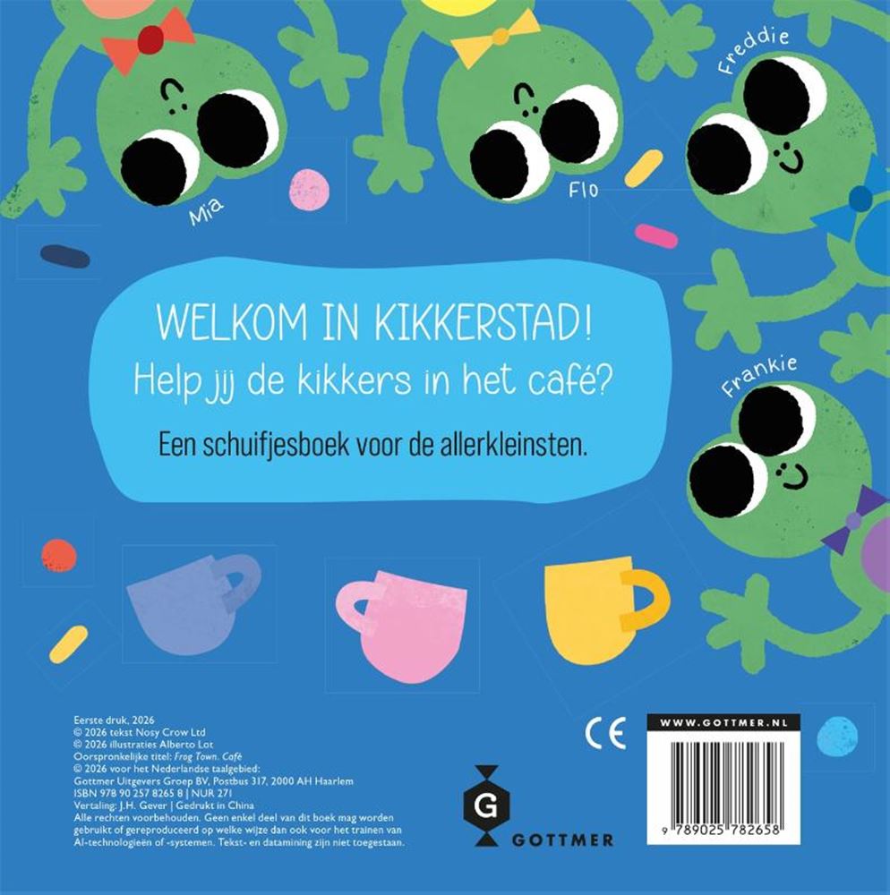 Café. Livre cartonné de Frog City. 2+