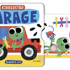 Garage. Livre cartonné de Frog City. 2+