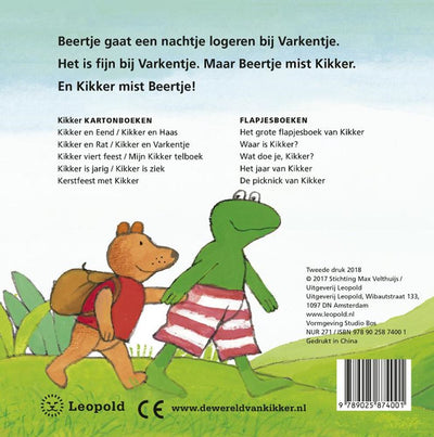 La grenouille centrale du livre va rester