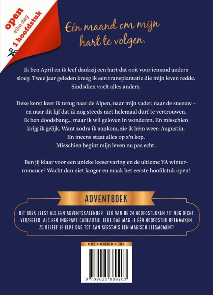 Livre de l'Avent - un coeur pour Noël. 13+