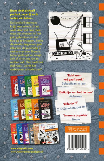 La vie d'un perdant 14 totalement démoli - livre pour enfants