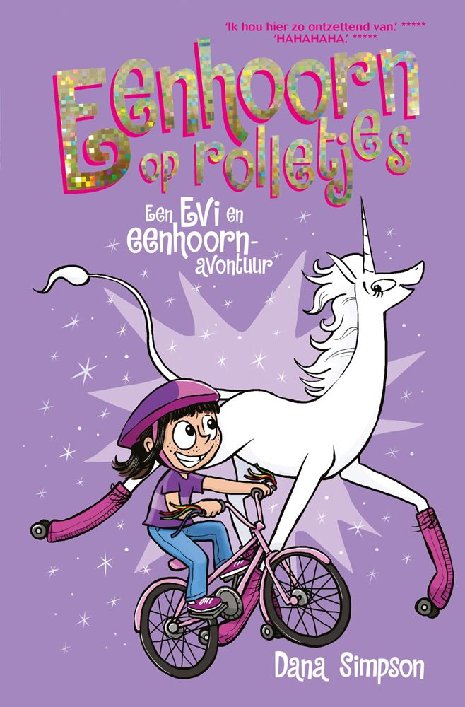 Maison centrale du livre Licorne sur roues - une aventure Evi et Licorne