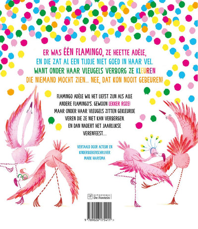 Livre de Regenboogflamingo