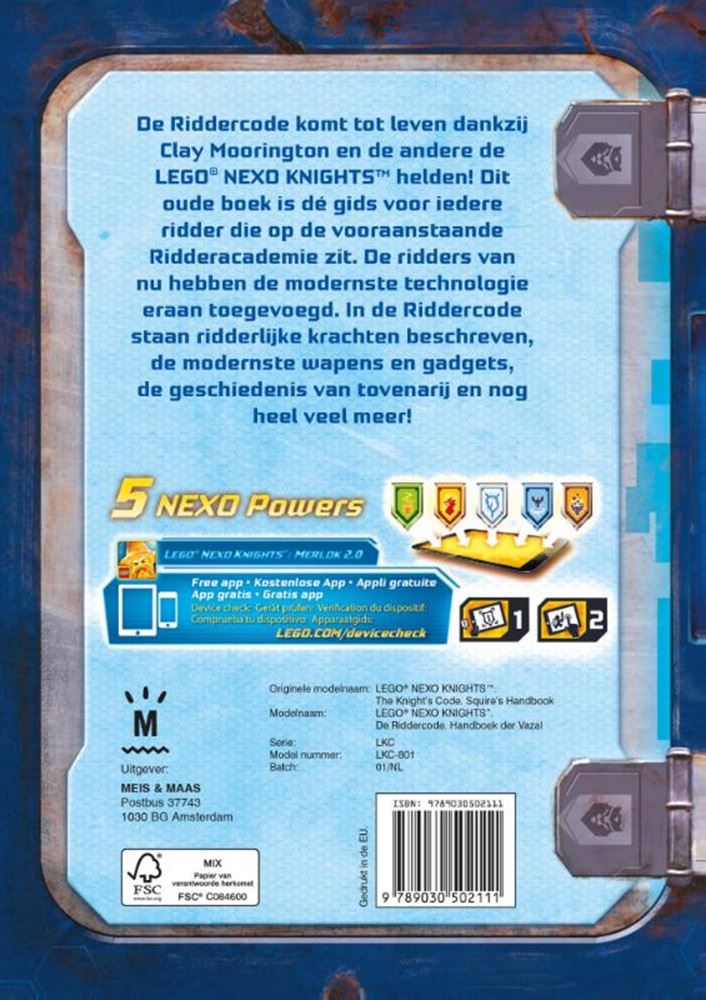 Chevaliers Lego® Nexo. le code du chevalier. 6+