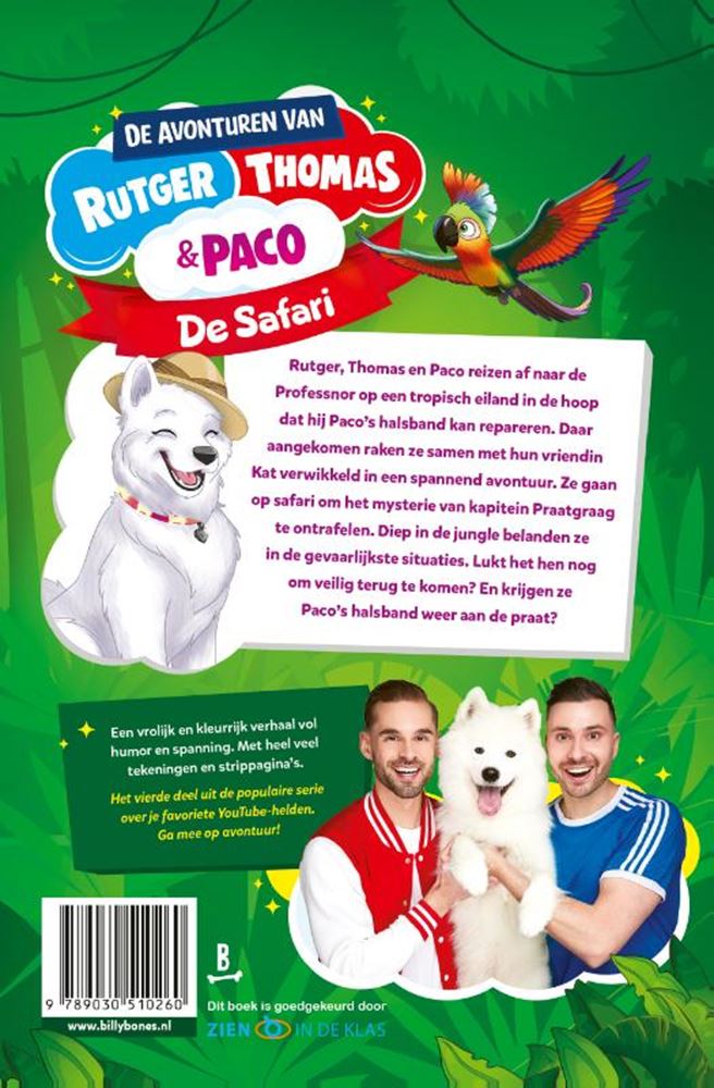 Livre Rutger Thomas et Paco de Safari