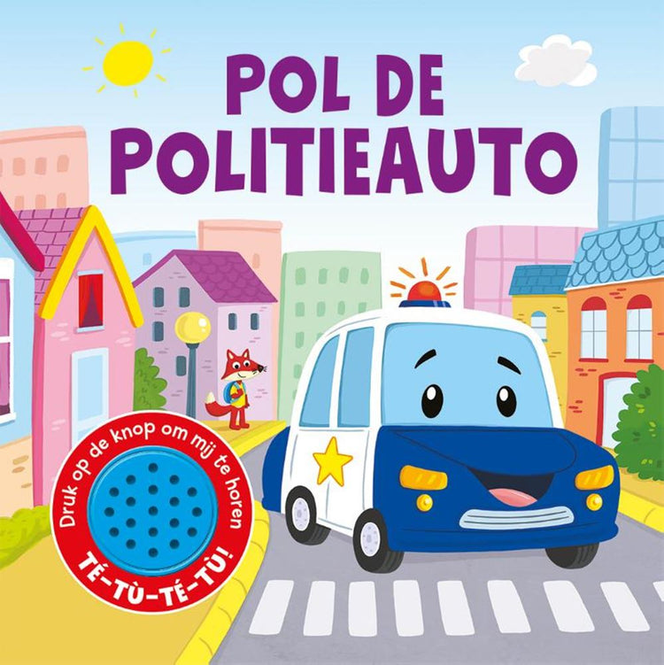 Livre sonore pour la voiture de police avec bouton sonore