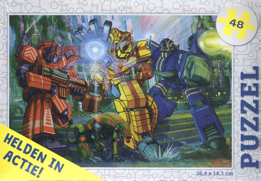 Des héros en action ! - puzzle 48 pièces 4+