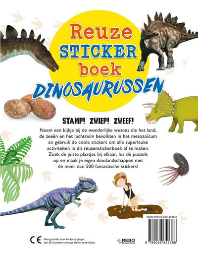Rebo Publishers Book Book ReuzeSicker Dinosaurs