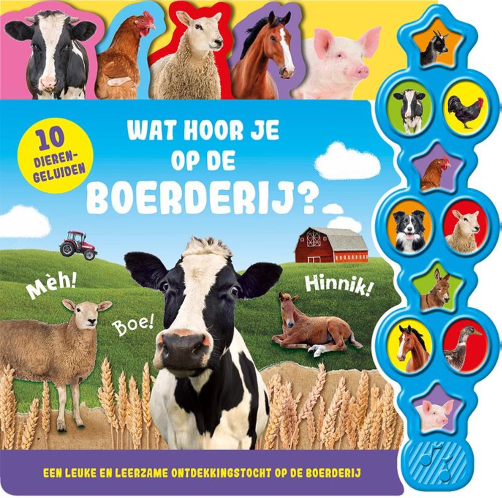 Livre sonore qu'entend-on à la ferme ?