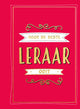 Rebo pour le meilleur professeur de tous les temps - livre cadeau