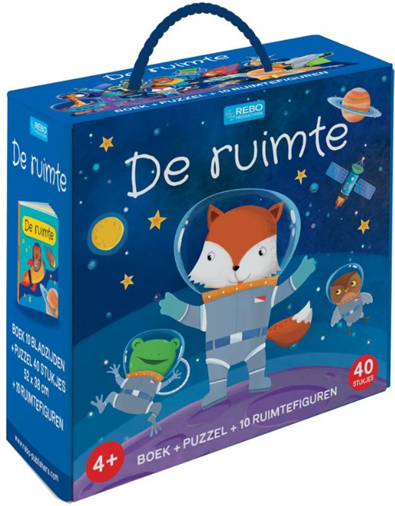 Rebo Publishers The Space Book and Puzzle, 10 figures