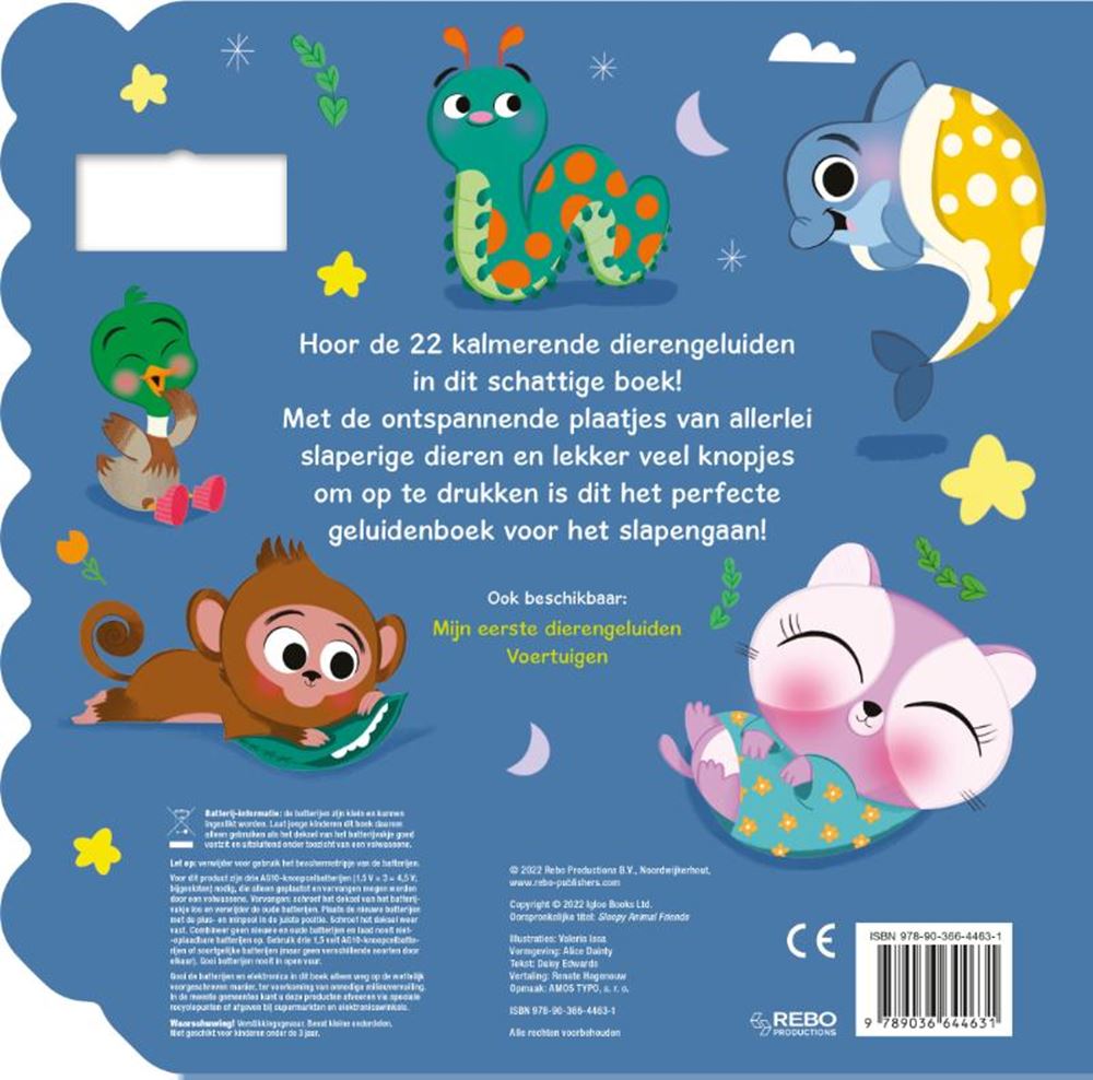 REBO Publishers Sound Book Book Animal Ami animal