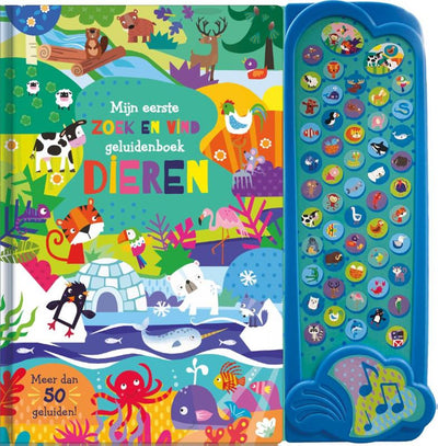 REBO Publishers Sound Book Animals - Recherche et trouver
