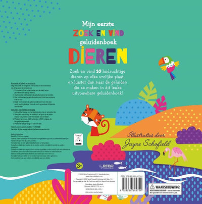 REBO Publishers Sound Book Animals - Recherche et trouver
