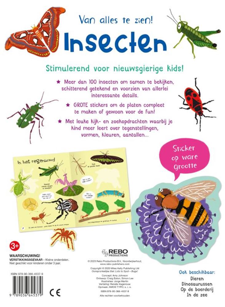 REBO Publishers Insectes de tout à voir!