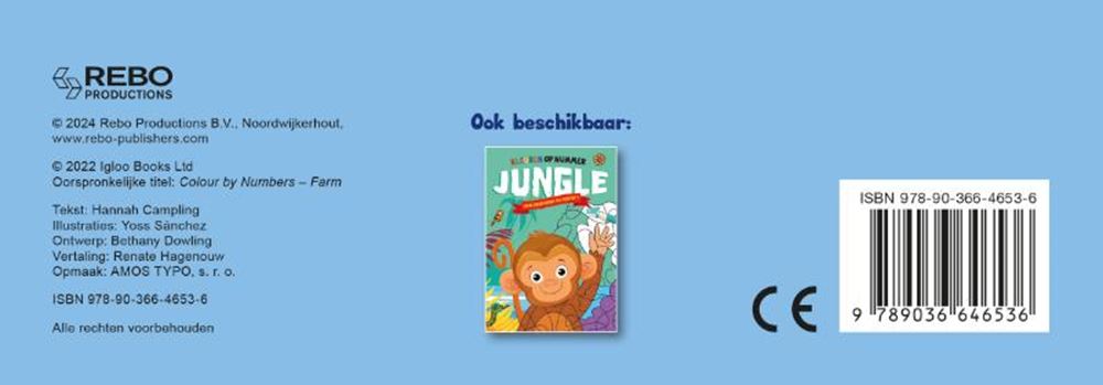 REBO Publishers Farm Couleurs par numéro