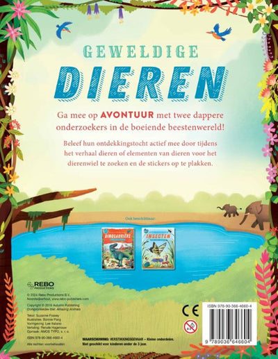 Rebo Publishers Great Animal Stickers