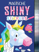 Cool Shiny Stickers Sticker Book Magical Creatures, 12 mosaïques
