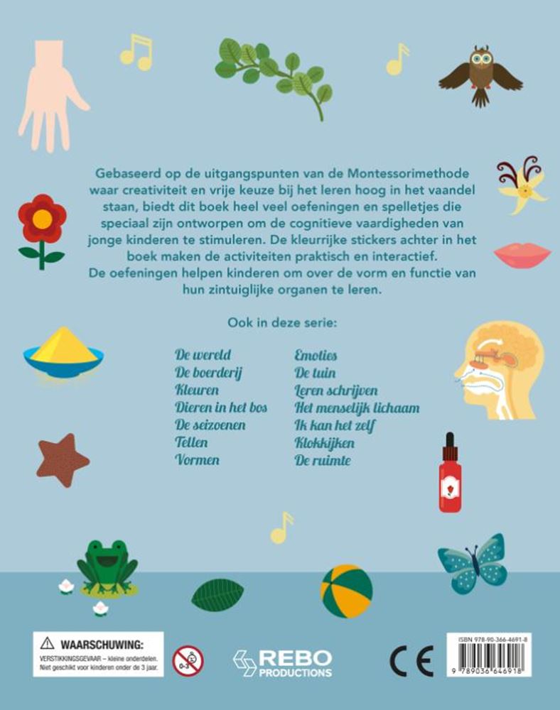 Rebo Publishers Five Senses Leukste Exercice Book