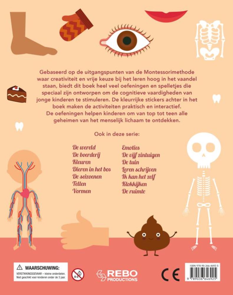 Rebo Publishers Human Body Leukste Exercice Book