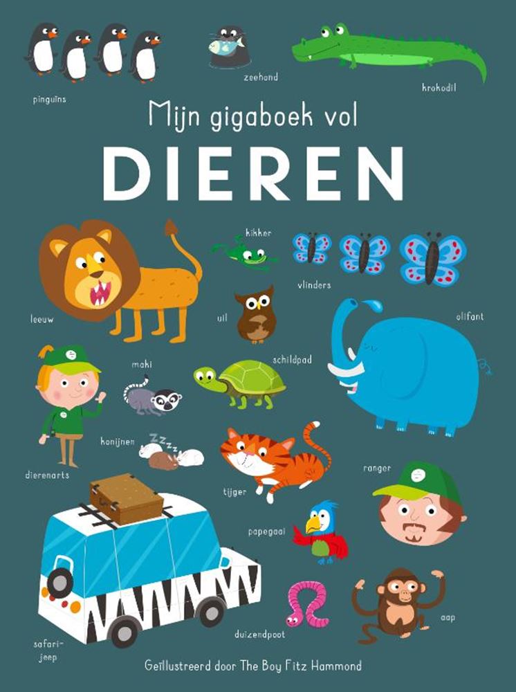 Rebo Publishers mon livre Giga plein d'animaux