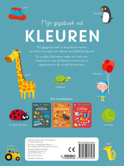 Rebo Publishers mon livre Giga plein de couleurs