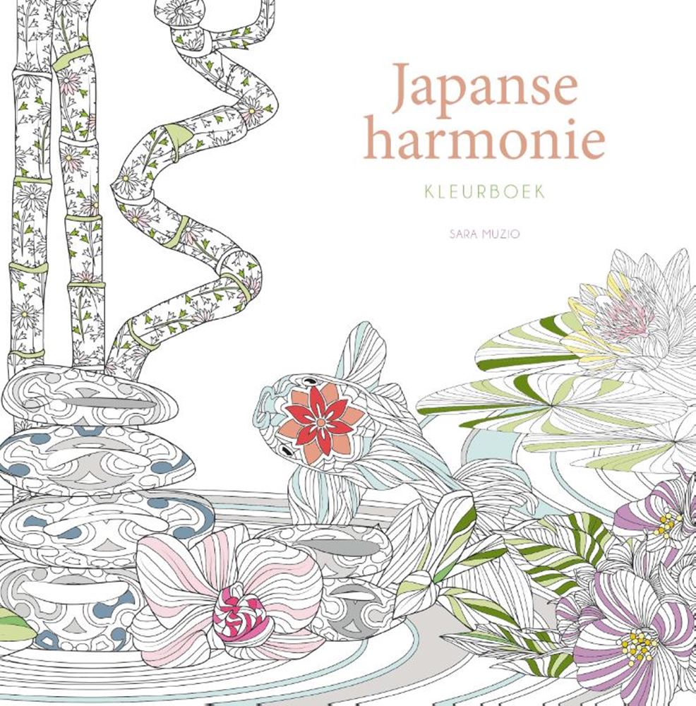 Livre de coloriage : Harmonie japonaise adulte
