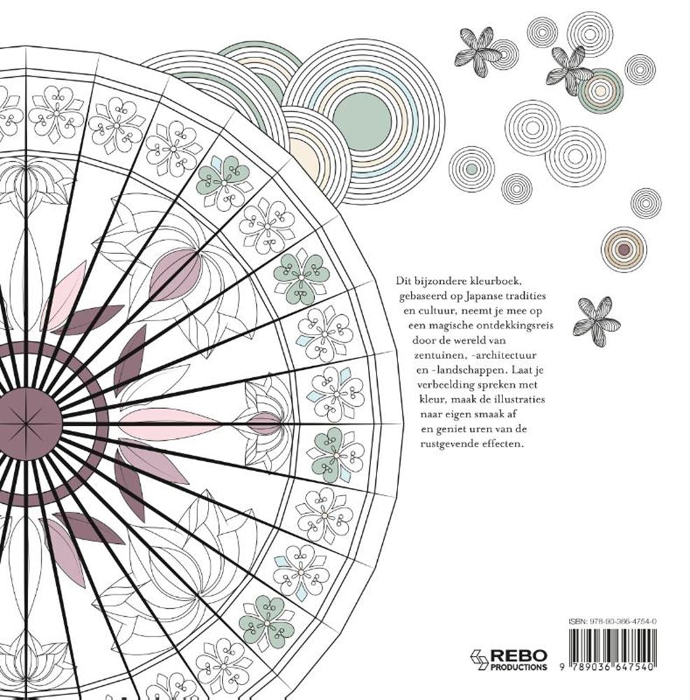 Livre de coloriage : Harmonie japonaise adulte