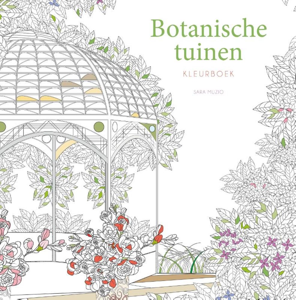 Livre de coloriage : jardins botaniques adulte