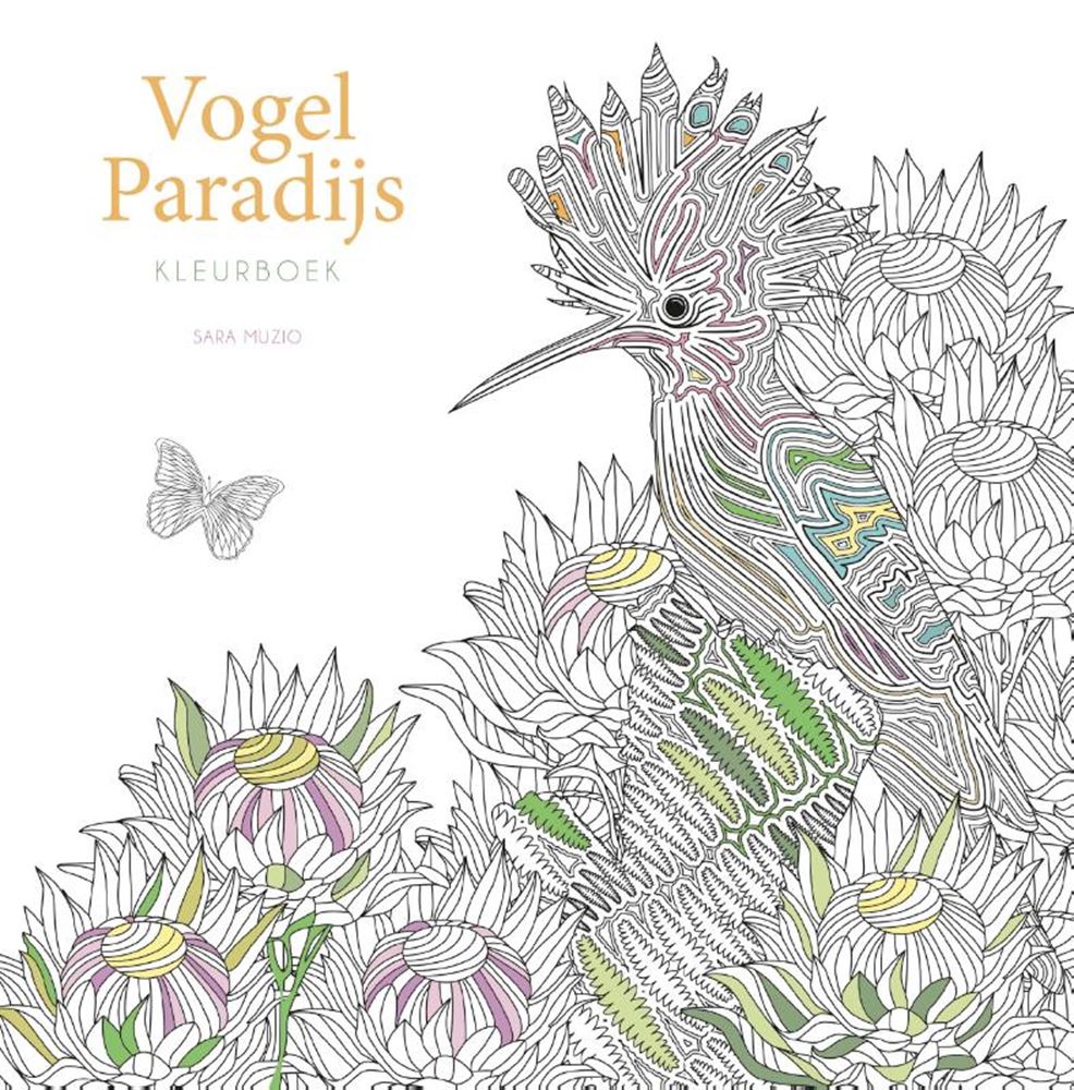 Livre de coloriage : paradis des oiseaux adulte