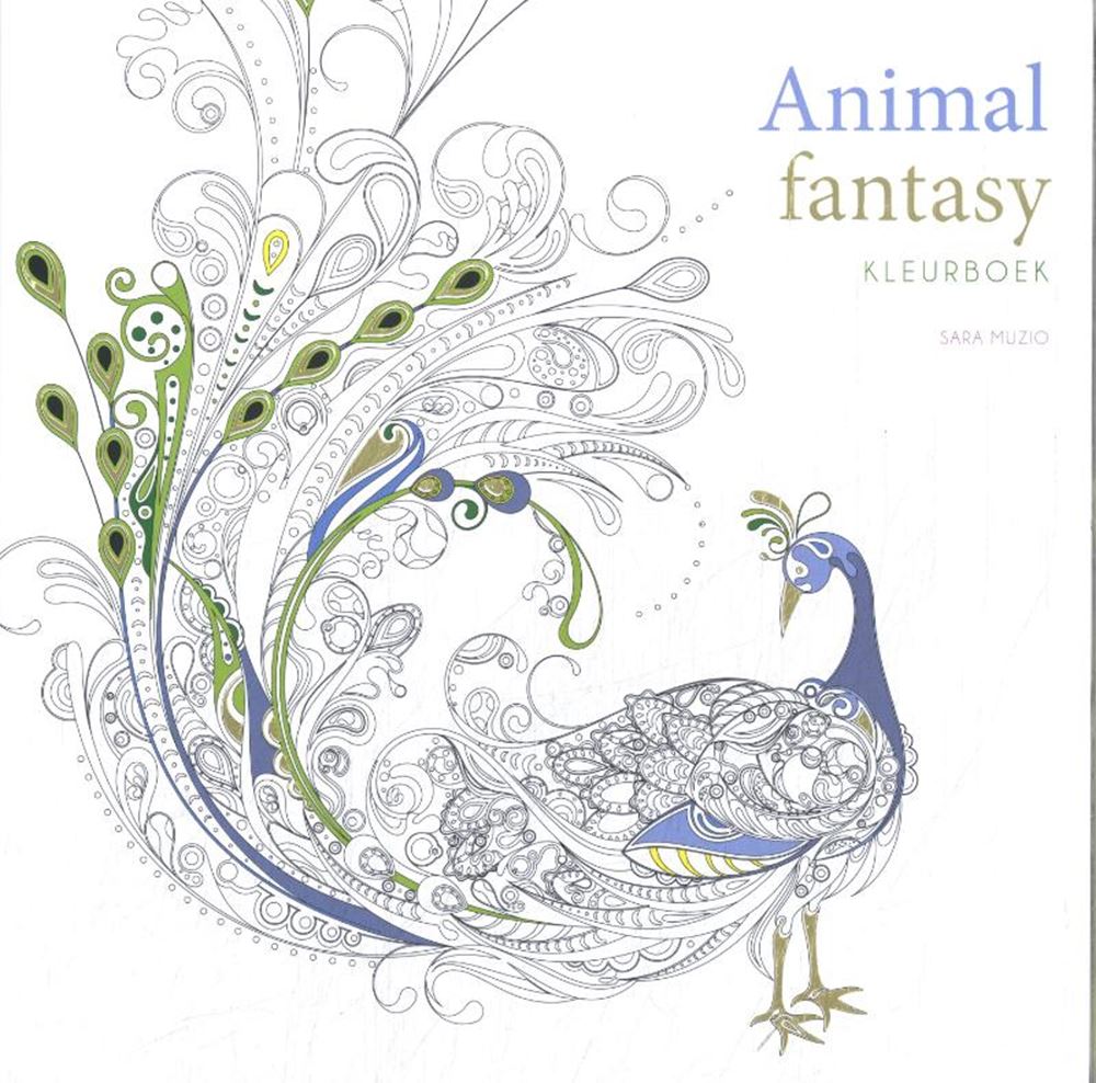 Livre de coloriage : animal fantastique adulte